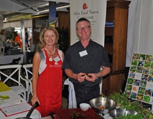 With Peter Wolfe,  Bushfood Chef