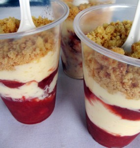 Rhubarb & Apple Crumble