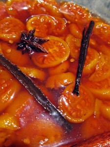 Poached Spiced Tamarillos