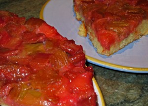 Rhubarb Upside Down Cake